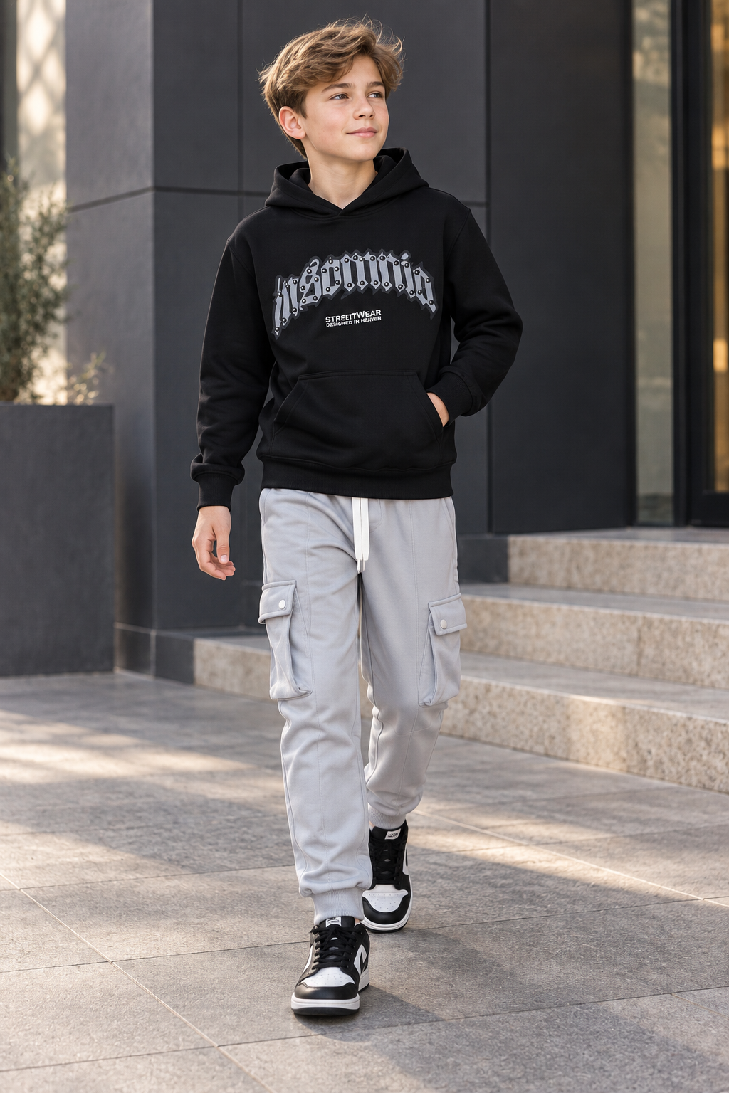Boys “StreetWear” Tracksuit - Grey