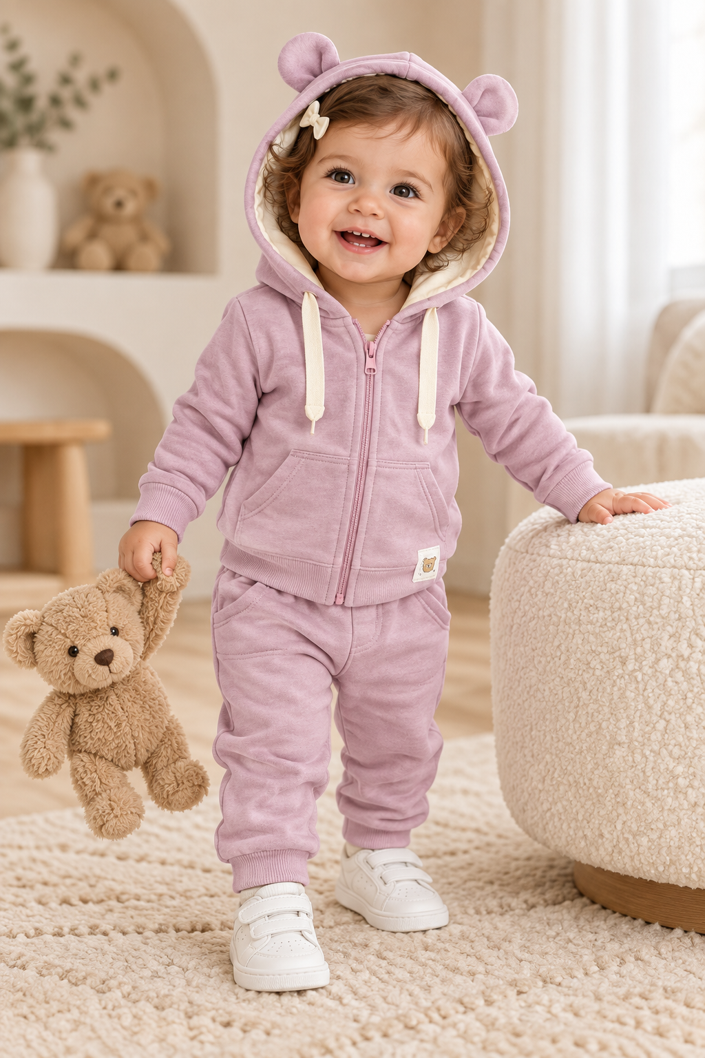 Little Bunny - Baby Soft Fleece Set Pink | Girls