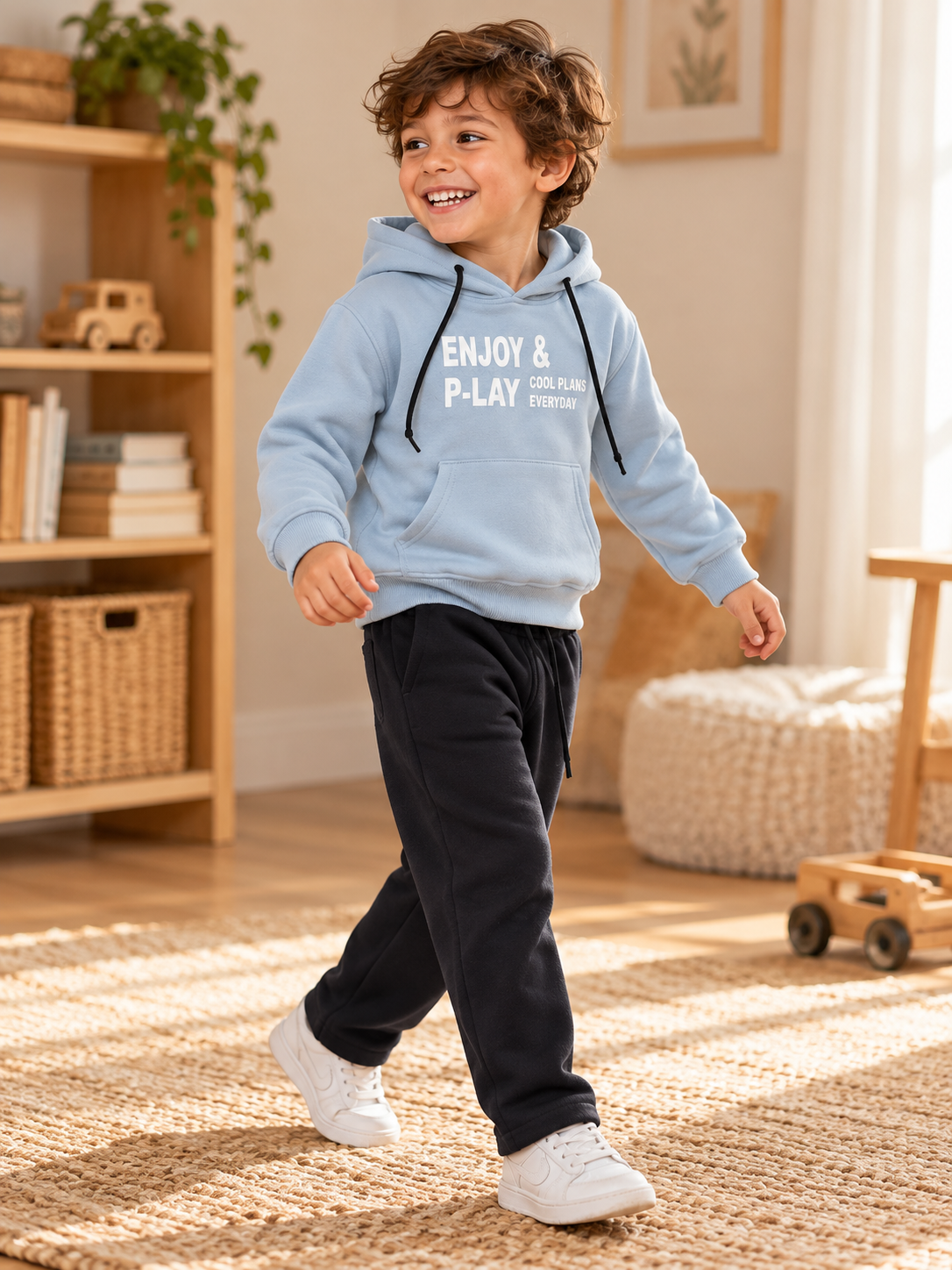 Boys Hooded Tracksuit - Blue | Navy