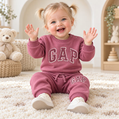 Girls “Gap” Print Set - Pink