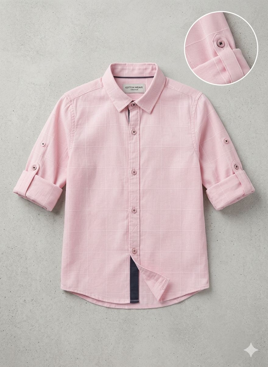 Boys Pastel Pink shirt