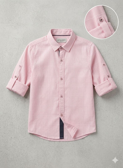 Boys Pastel Pink shirt