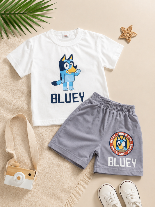 Boys Bluey Cotton Set | 3 -> 10 Y|