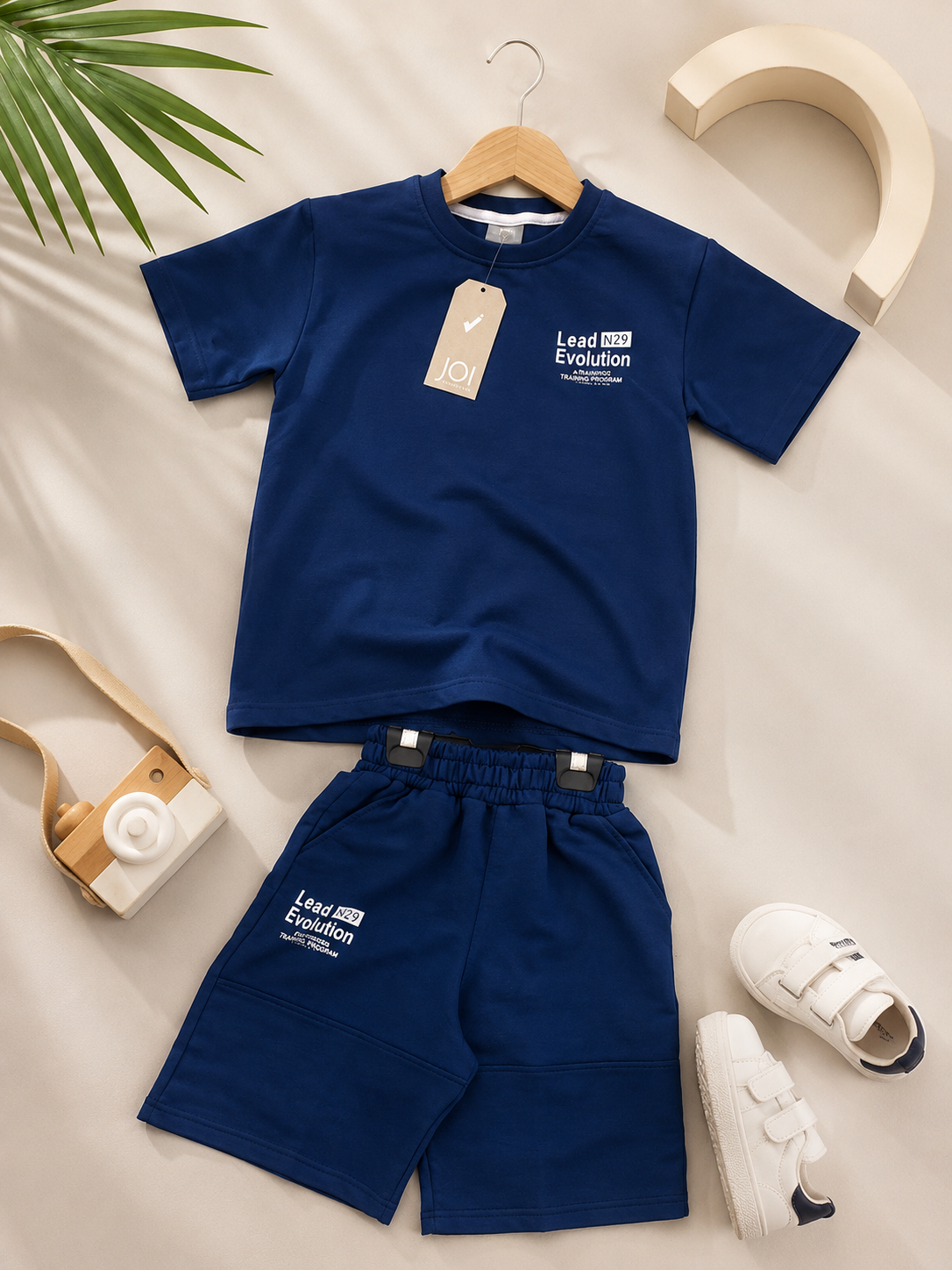 Boys Casual Royal Navy Set |6-14Y|