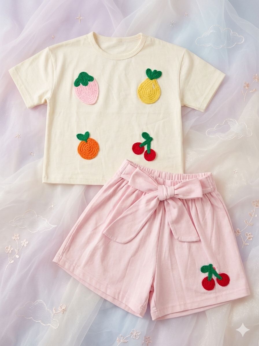 Fruity Crochet Patch Set