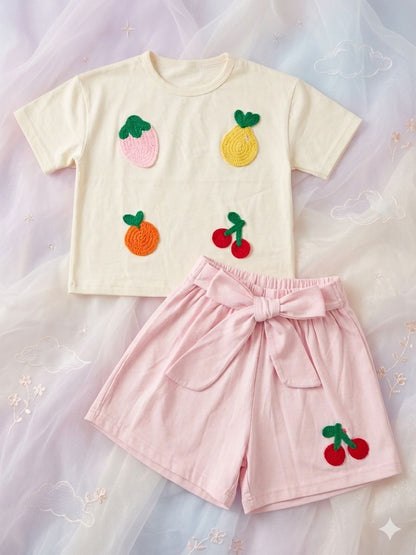 Fruity Crochet Patch Set