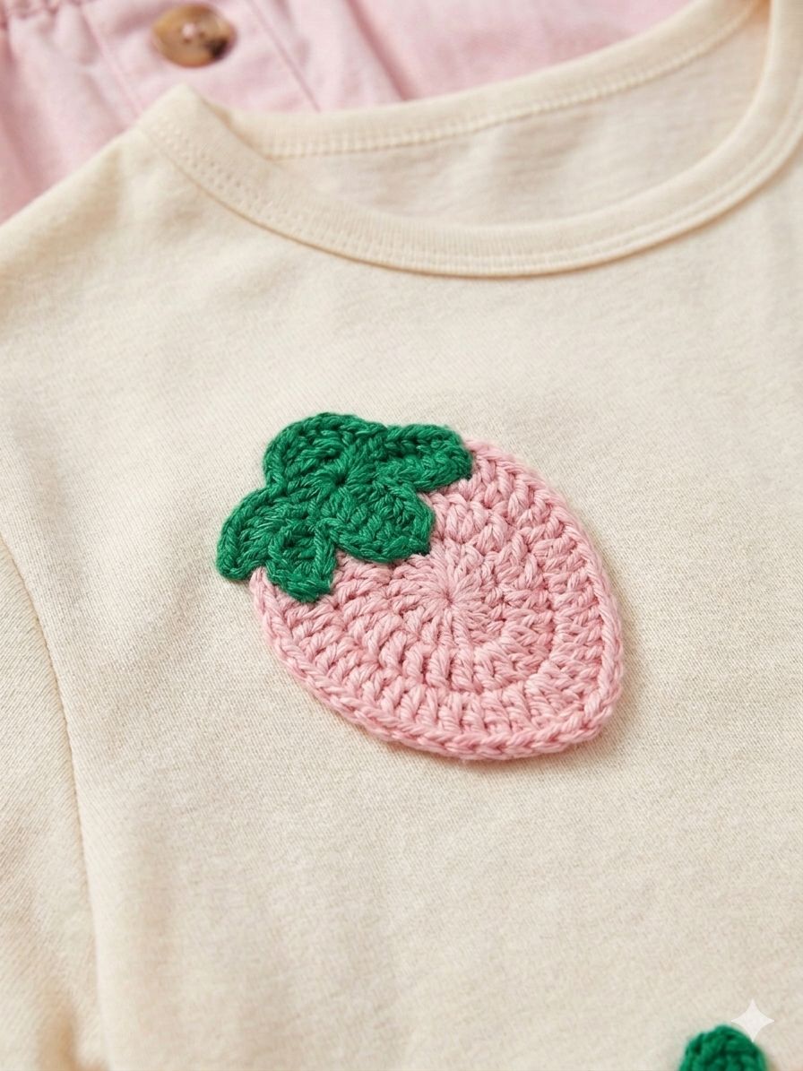Fruity Crochet Patch Set