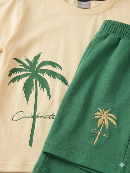 Boys Celebrate Palm Tree Set