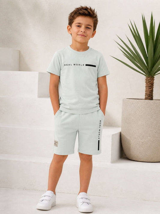 Boys Real World Set – Mint Blue