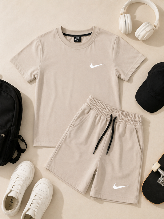 Boys Set - Beige