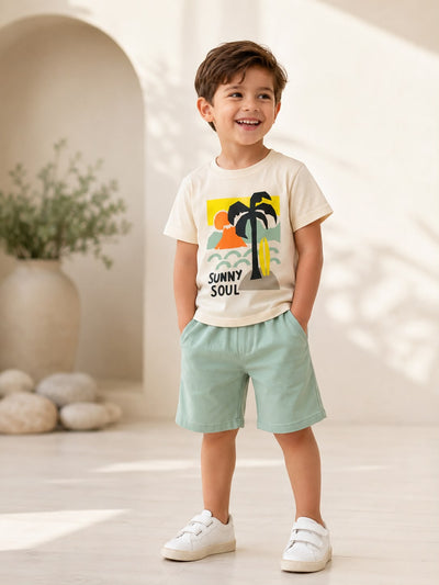 Sunny Soul Mint Boys Set