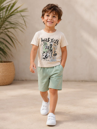 Wild Tiger Boys Cotton Set