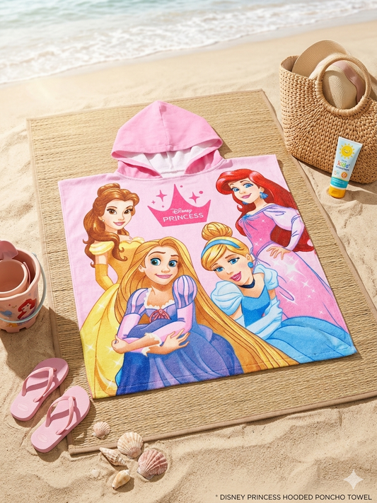 Princess Hooded Poncho Towel
