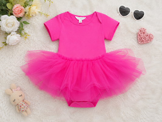 Hot Pink TuTu Ballerina Dress - Girls