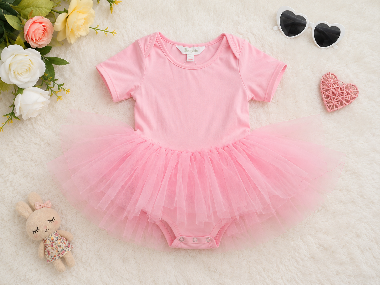 Blush Pink Tutu Ballerina Dress - Girls