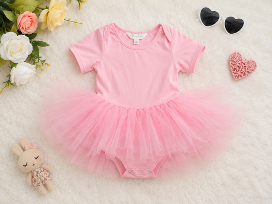 Blush Pink Tutu Ballerina Dress - Girls