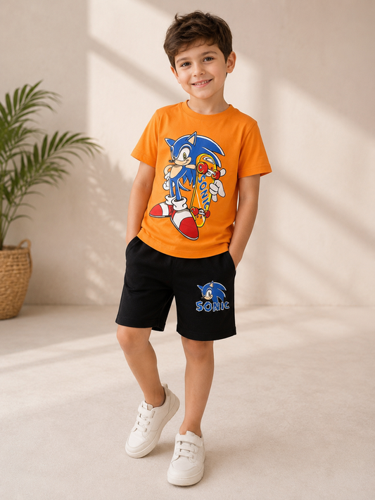 Sonic Cotton Boys Set 3Y-12Y