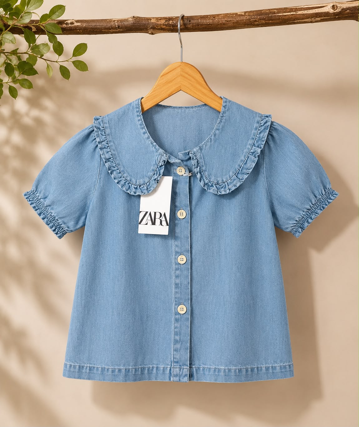 Girls Jeans Shirt - lightweight