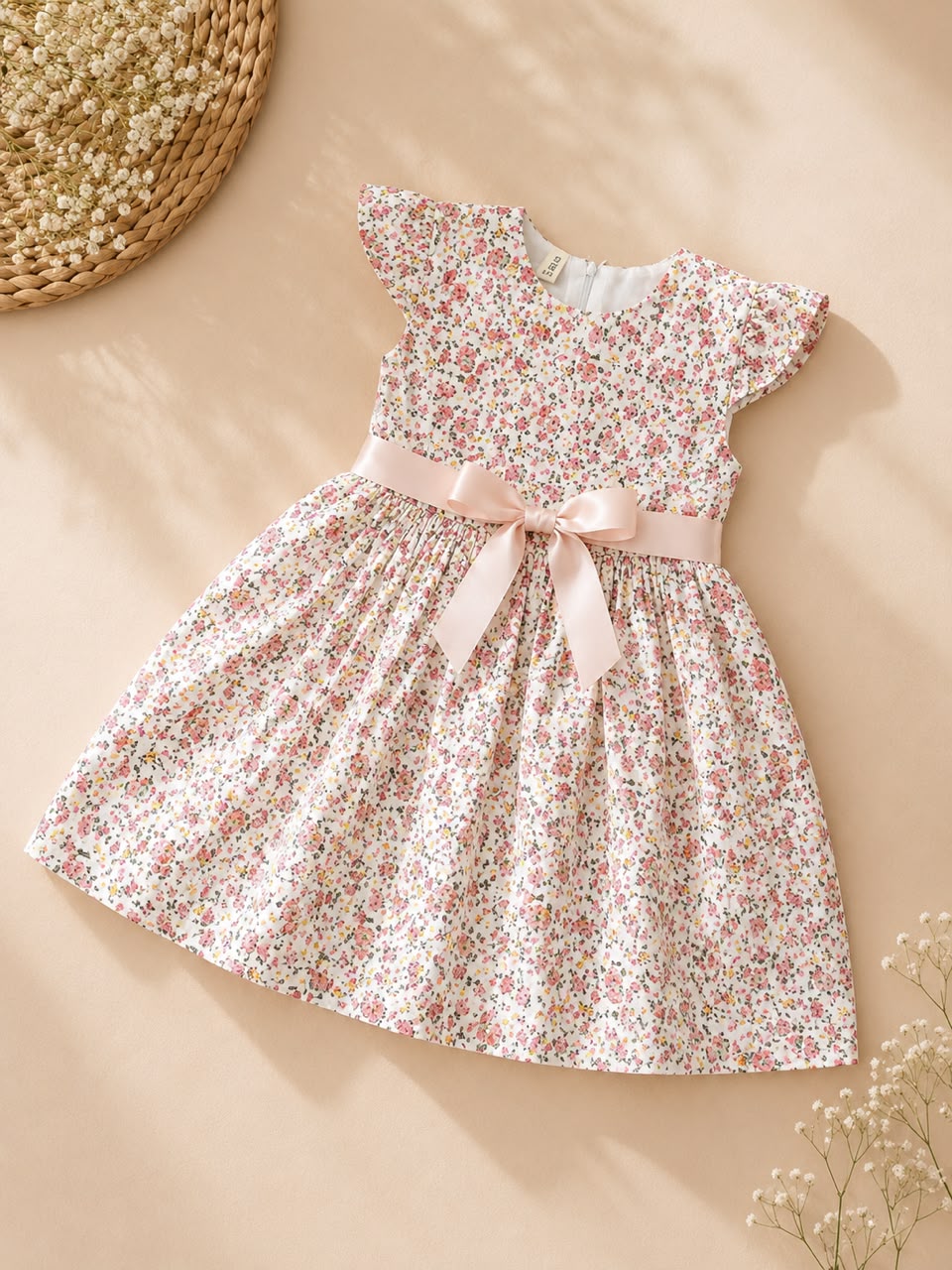 Girls floral Pink Dress