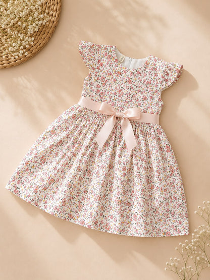 Girls floral Pink Dress