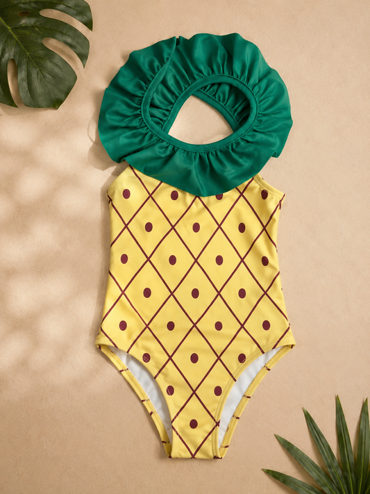 Pineapple Swimsuit - Girls