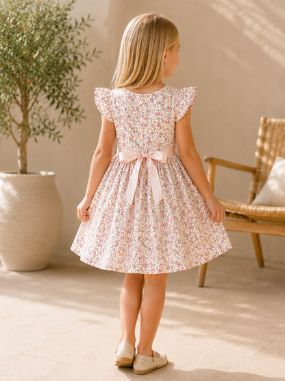 Girls floral Pink Dress