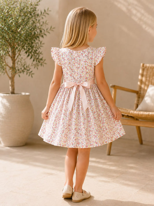 Girls floral Pink Dress