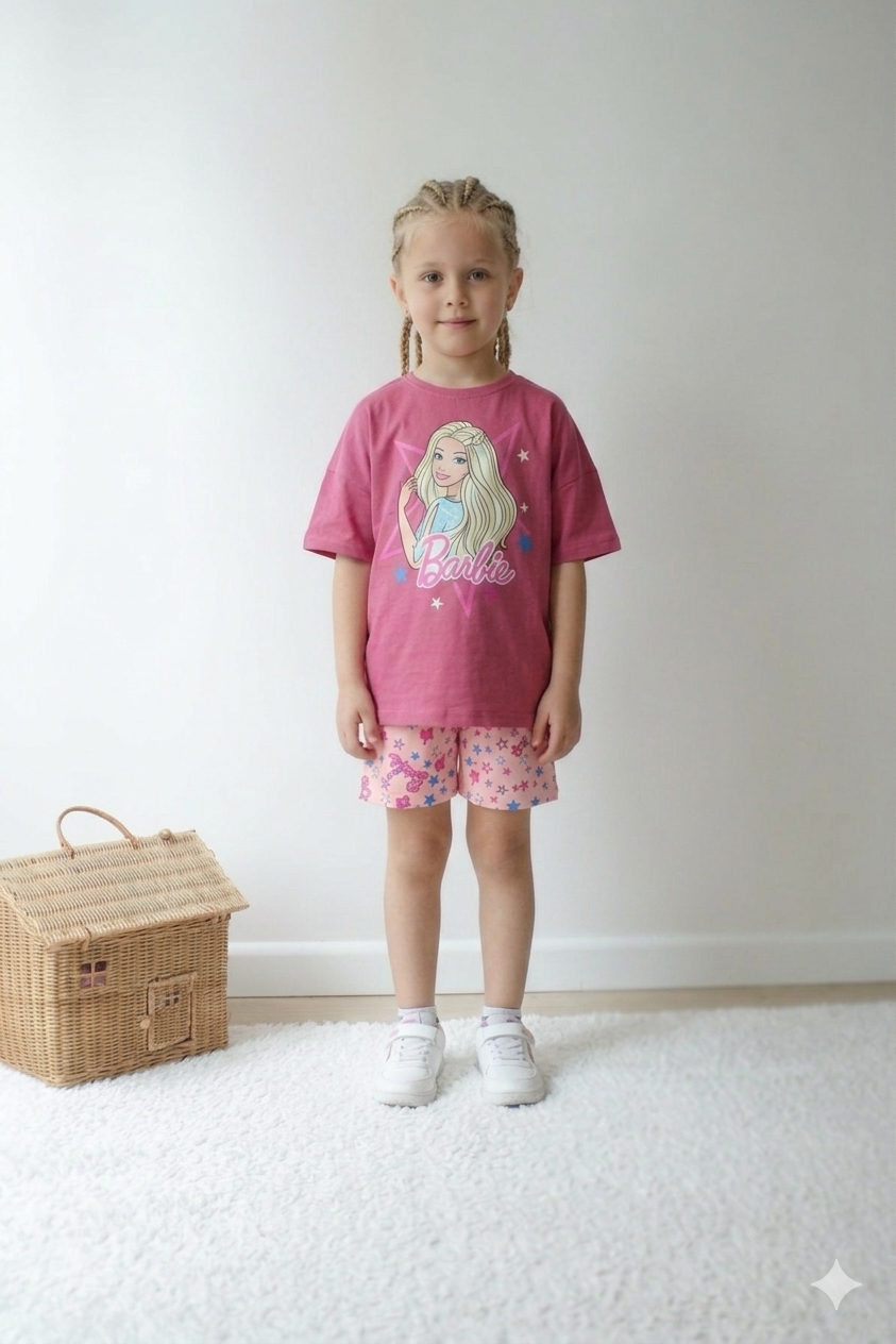 Girls Cotton Barbie Set