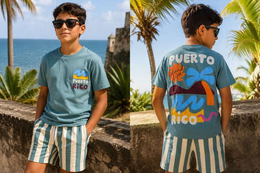 Boys Cotton Puertorico Set
