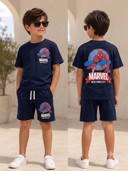 Boys Spiderman Cotton Set