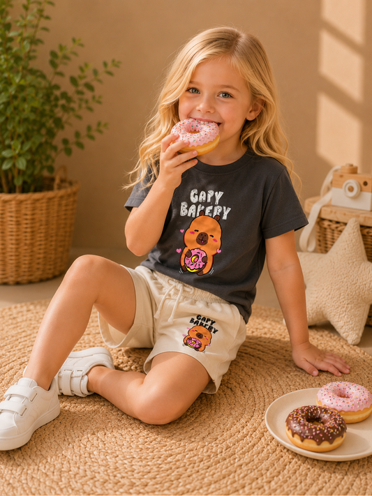 Girls Cotton Grey Set |3-10Y|