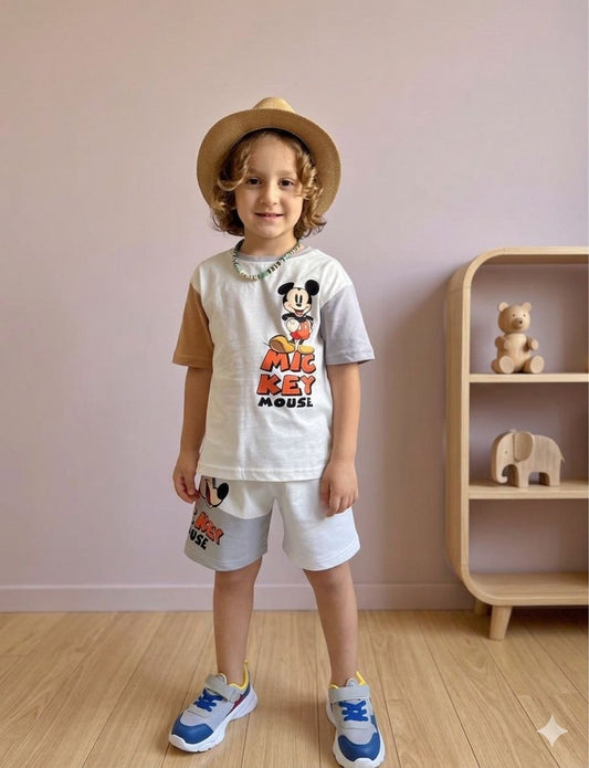 Mickey Mouse Kids T-Shirt & Shorts Set
