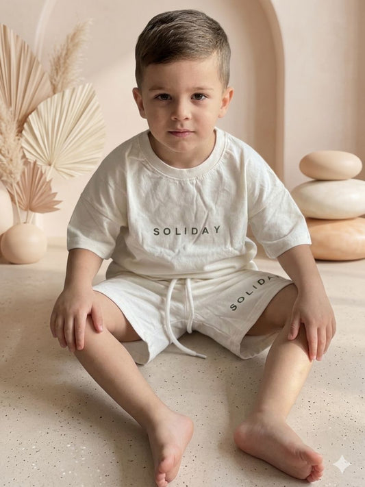 Kids Matching Set - Tee & Shorts Soliday