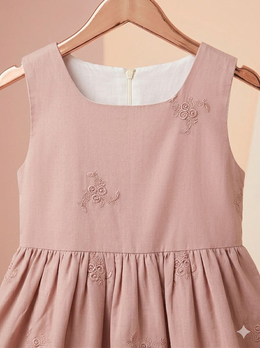 Girls Embroidered Dress - Body Rose