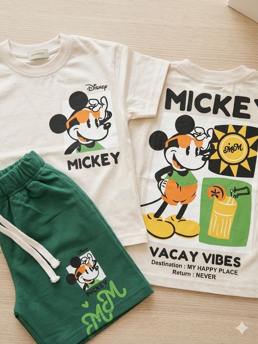 Boys Mickey Mouse Vacay Vibes Set